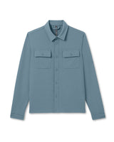 Waffle Shirt Jacket: Abyss Blue