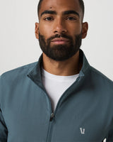 Sunday Element 1/2 Zip: Blue Sea Heather