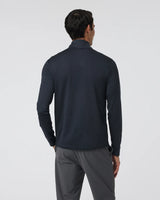 Ponto 1/2 Zip Mock Neck: Ink Heather