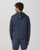 Ponto Full Zip Hoodie: Azure Heather