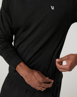 Ponto Pullover Hoodie: Black Heather