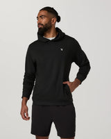 Ponto Pullover Hoodie: Black Heather