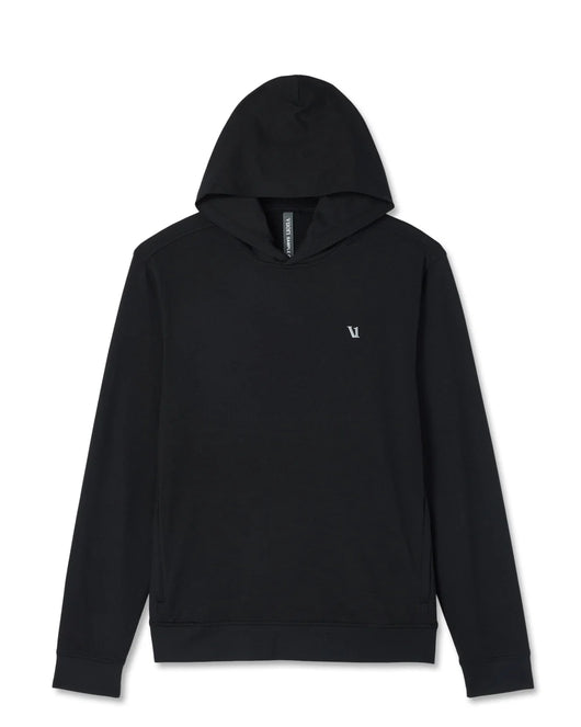 Ponto Pullover Hoodie: Black Heather