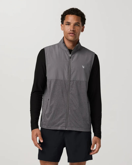 Sunday Element Vest: Gull Grey Heather