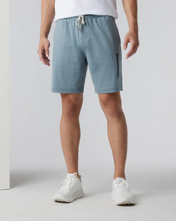 Sunday Performance Short 8.5 Inch: Dusty Blue Heather