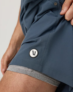 Kore Short: Bay Blue/Ink