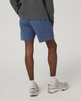 Banks Session Short Unlined 7": Azure Linen Texture