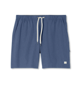 Banks Session Short Unlined 7": Azure Linen Texture