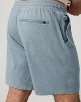 Ponto Short: Foggy Blue Heather
