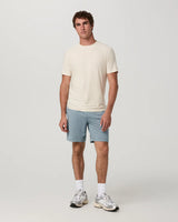 Ponto Short: Foggy Blue Heather