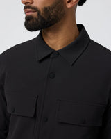 Lawson Shirt Jacket: Black