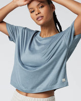 Energy Tee: Smoked Heather Blue