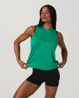 Energy Tee Long: Emerald Heather