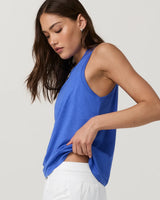 Energy Top Long: Electric Blue Heather