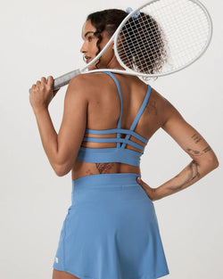 Yosemite Longline Bra: Light French Blue