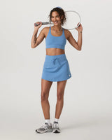 Yosemite Longline Bra: Light French Blue