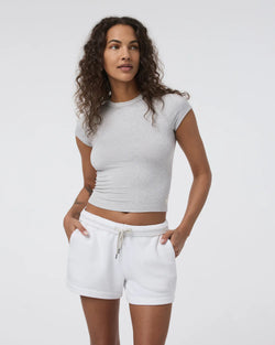 Halo Baby Tee: Pale Grey Heather