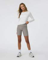 Lux Crew LS: White