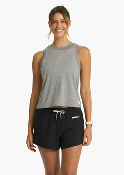 Energy Top Long: Heather Grey