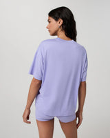 Energy Tee Long: Hyacinth Heather