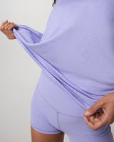 Energy Tee Long: Hyacinth Heather