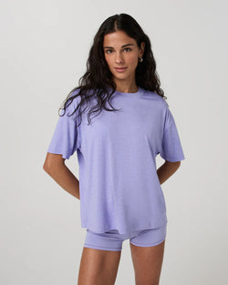 Energy Tee Long: Hyacinth Heather