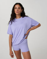 Energy Tee Long: Hyacinth Heather