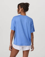 Energy Tee Long: Riviera Blue Heather