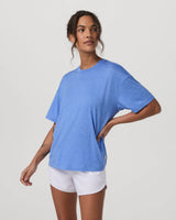 Energy Tee Long: Riviera Blue Heather