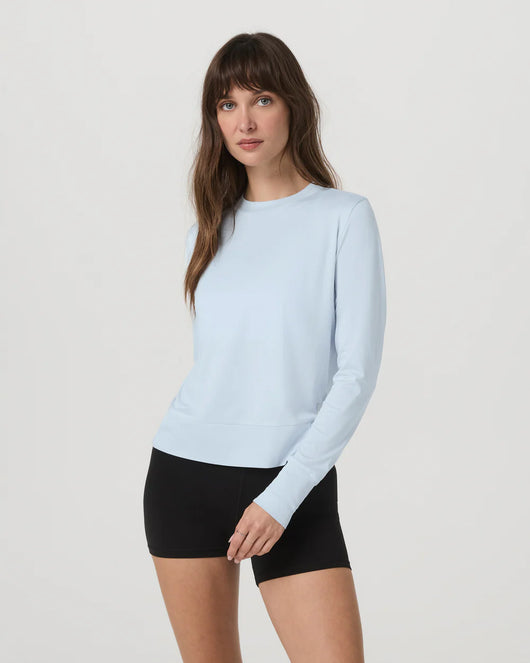 Daydream LS Crew: Soft Sky Heather