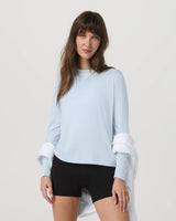 Daydream LS Crew: Soft Sky Heather