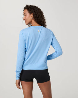 Daydream LS Crew: Oasis Blue Heather