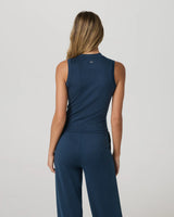 Halo Muscle Tank: Blue Coast Heather