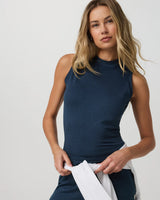 Halo Muscle Tank: Blue Coast Heather
