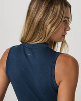 Halo Muscle Tank: Blue Coast Heather
