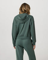 Halo Modern Full Zip Hoodie: Agate Green