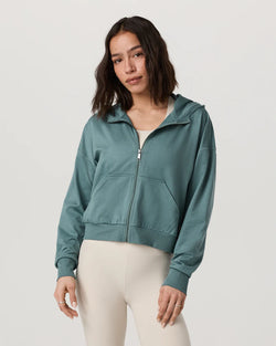 Halo Modern Full Zip Hoodie: Bluegrass Heather