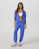 Halo Modern Sweatpant: Bright Iris Heather