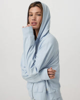 Halo Modern Full Zip Hoodie: Soft Skye Heather