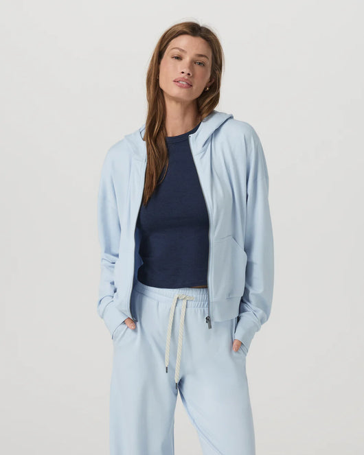 Halo Modern Full Zip Hoodie: Soft Skye Heather