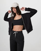 Halo Modern Full Zip Hoodie:True Black