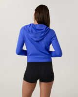 Halo Mini Full Zip Hoodie: Electric Blue