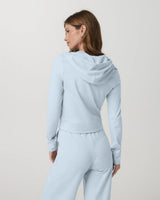 Halo Mini Full Zip Hoodie: Soft Skye Heather