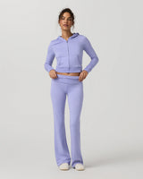 Halo Mini Full Zip Hoodie: Hyacinth Heather