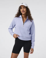 Restore Half Zip Hoodie: Lavender Mist