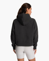 Restore Half Zip Hoodie: Washed Black