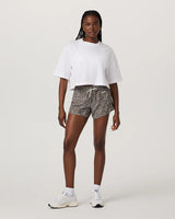 Clementine 4" Short 2.0: Smokey Taupe Iris