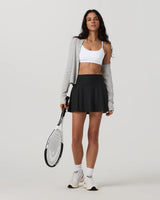 Baseline Gingham Skirt: Black