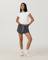 Clementine 4" Short 2.0: Ink Bayside Stripe