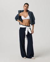 Villa Wideleg Pant: Ink